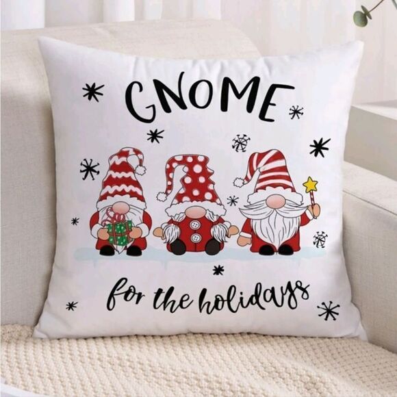 Gnome For the Holidays Pillow Cover - Picture 4 of 5